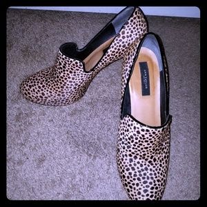 Ann Taylor pony hair pumps